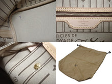 画像をギャラリービューアに読み込む, LOUIS VUITTON ルイヴィトン モノグラム ネヴァーフルPM トートバッグ M40155 ブラウン PVC ヌメ革 ゴールド金具 美品 中古 4b007164