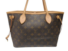 画像をギャラリービューアに読み込む, LOUIS VUITTON ルイヴィトン モノグラム ネヴァーフルPM トートバッグ M40155 ブラウン PVC ヌメ革 ゴールド金具 美品 中古 4b007164