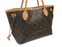 画像をギャラリービューアに読み込む, LOUIS VUITTON ルイヴィトン モノグラム ネヴァーフルPM トートバッグ M40155 ブラウン PVC ヌメ革 ゴールド金具 美品 中古 4b007164