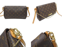 画像をギャラリービューアに読み込む, LOUIS VUITTON ルイヴィトン モノグラム フェイボリットMM ショルダーバッグ M40718 ブラウン ゴールド金具 美品 中古 4b007165