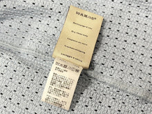 画像をギャラリービューアに読み込む, 極美品 HERMES エルメス 半袖 カラーカットワーク シャツ ショートスリーブ コントラストストライプ ブルー ブラウン M 中古 4b007176