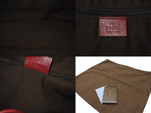 画像をギャラリービューアに読み込む, GUCCI グッチ トートバッグ ハンドバッグ 163305 213048 イタリア製 GGキャンバス レザー ベージュ レッド ゴールド金具 美品 中古 4b007169