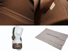 画像をギャラリービューアに読み込む, LOUIS VUITTON ルイヴィトン モノグラム ミュルティポシェット アクセソワール カーキ ショルダーバッグ M44813 美品 中古 4b007173