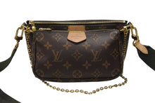 画像をギャラリービューアに読み込む, LOUIS VUITTON ルイヴィトン モノグラム ミュルティポシェット アクセソワール カーキ ショルダーバッグ M44813 美品 中古 4b007173