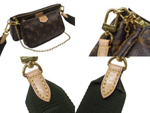 画像をギャラリービューアに読み込む, LOUIS VUITTON ルイヴィトン モノグラム ミュルティポシェット アクセソワール カーキ ショルダーバッグ M44813 美品 中古 4b007173