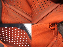 画像をギャラリービューアに読み込む, LOUIS VUITTON ルイヴィトン ポシェット クレ コインケース 小銭入れ M95222 モノグラム ペルフォ PVC レザー オレンジ 美品 中古 4b007174