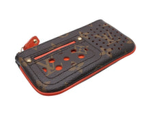 画像をギャラリービューアに読み込む, LOUIS VUITTON ルイヴィトン ポシェット クレ コインケース 小銭入れ M95222 モノグラム ペルフォ PVC レザー オレンジ 美品 中古 4b007174