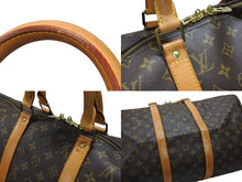 画像をギャラリービューアに読み込む, LOUIS VUITTON ルイヴィトン キーポル50 ボストンバッグ M41426 モノグラムキャンバス ブラウン ゴールド金具 美品 中古 4b007176