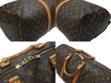 画像をギャラリービューアに読み込む, LOUIS VUITTON ルイヴィトン キーポル50 ボストンバッグ M41426 モノグラムキャンバス ブラウン ゴールド金具 美品 中古 4b007176