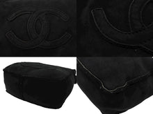 画像をギャラリービューアに読み込む, CHANEL シャネル ココマーク ムートン ワンショルダーバッグ 7番台 ブラック ゴールド金具 美品 中古 4b007177