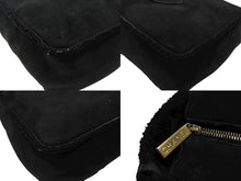 画像をギャラリービューアに読み込む, CHANEL シャネル ココマーク ムートン ワンショルダーバッグ 7番台 ブラック ゴールド金具 美品 中古 4b007177