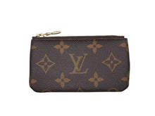 Load image into Gallery viewer, LOUIS VUITTON ルイヴィトン モノグラム ポシェット クレ コインケース 小銭入れ M62650 ロゴ ブラウン 美品 中古 4b007179