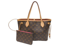 画像をギャラリービューアに読み込む, 極美品 新型 LOUIS VUITTON ルイヴィトン ネヴァーフルPM トートバッグ M41245 ブラウン ピヴォワンヌ 中古 4b007183