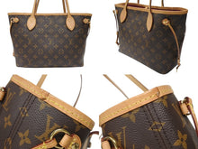 画像をギャラリービューアに読み込む, 極美品 新型 LOUIS VUITTON ルイヴィトン ネヴァーフルPM トートバッグ M41245 ブラウン ピヴォワンヌ 中古 4b007183