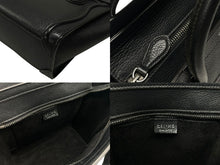 画像をギャラリービューアに読み込む, 極美品 CELINE セリーヌ Luggage ラゲージ マイクロショッパー 2WAY ハンドバッグ ショルダーバッグ レザー ブラック 189793DRU 中古 4b007185