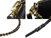 画像をギャラリービューアに読み込む, 極美品 LOUIS VUITTON ルイヴィトン モノグラム アンプラント ミュルティ ポシェット アクセソワール ブラック M80399 現行 ゴールド金具 中古 4b007186