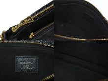 画像をギャラリービューアに読み込む, 極美品 LOUIS VUITTON ルイヴィトン モノグラム アンプラント ミュルティ ポシェット アクセソワール ブラック M80399 現行 ゴールド金具 中古 4b007186