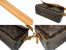 画像をギャラリービューアに読み込む, LOUIS VUITTON ルイヴィトン ヴィバ シテMM ワンショルダーバッグ M51164 モノグラム ブラウン レザー PVC 美品 中古 4b007188