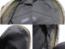 画像をギャラリービューアに読み込む, 極美品 激レア シャネル CHANEL A92352 2014年コレクション グラフィティ ペイント リュック ベージュ アクト2 中古 4b007189
