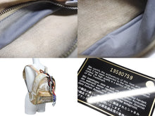 画像をギャラリービューアに読み込む, 極美品 激レア シャネル CHANEL A92352 2014年コレクション グラフィティ ペイント リュック ベージュ アクト2 中古 4b007189