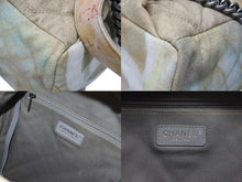 画像をギャラリービューアに読み込む, 極美品 激レア シャネル CHANEL A92352 2014年コレクション グラフィティ ペイント リュック ベージュ アクト2 中古 4b007189