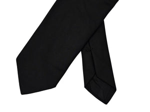 PRADA ネクタイ　ナイロン　黒 極美品 PRADA プラダ ネクタイ ナイロン トライアングル ロゴ ブラック