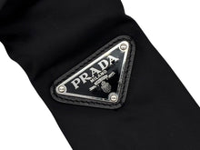 画像をギャラリービューアに読み込む, 極美品 PRADA プラダ ネクタイ ナイロン トライアングル ロゴ ブラック 中古 4b007190