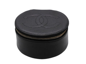 CHANEL ブラック セラミック アクセサリーケース 極美品 CHANEL シャネル ココマーク ジュエリーケース アクセサリー