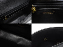 画像をギャラリービューアに読み込む, 極美品 CHANEL シャネル Vステッチ チェーンショルダーバッグ 3番台 AO1115 キャビアスキン ココマーク ブラック ゴールド金具 中古 4b007195