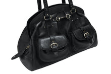 画像をギャラリービューアに読み込む, 極美品 CHRISTIAN DIOR クリスチャンディオール ハンドバッグ 12-BO-0037 イタリア製 レザー ブラック シルバー金具 中古 4b007197