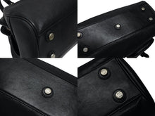 画像をギャラリービューアに読み込む, 極美品 CHRISTIAN DIOR クリスチャンディオール ハンドバッグ 12-BO-0037 イタリア製 レザー ブラック シルバー金具 中古 4b007197