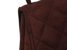 画像をギャラリービューアに読み込む, 極美品 CHANEL シャネル トップハンドル ハンドバッグ 3番台 ベルベット ココマーク ブラウン系 ゴールド金具 中古 4b007200