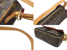 画像をギャラリービューアに読み込む, LOUIS VUITTON ルイヴィトン ヴィバ シテMM ワンショルダーバッグ M51164 モノグラム ブラウン レザー PVC 美品 中古 4b007202