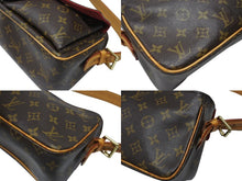 画像をギャラリービューアに読み込む, LOUIS VUITTON ルイヴィトン ヴィバ シテMM ワンショルダーバッグ M51164 モノグラム ブラウン レザー PVC 美品 中古 4b007202