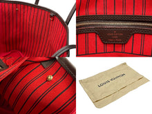 画像をギャラリービューアに読み込む, 極美品 LOUIS VUITTON ルイヴィトン ネヴァーフルPM 新型 トートバッグ N41359 ダミエ エベヌ キャンバス レザー 中古 4b007204