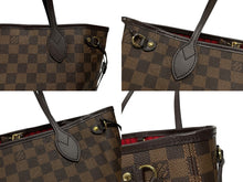 画像をギャラリービューアに読み込む, 極美品 LOUIS VUITTON ルイヴィトン ネヴァーフルPM 新型 トートバッグ N41359 ダミエ エベヌ キャンバス レザー 中古 4b007204