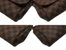 画像をギャラリービューアに読み込む, 新品同様 LOUIS VUITTON ルイヴィトン ショルダーバッグ フェイボリットMM ダミエ N41129 ブラウン ゴールド金具 中古 4b007205
