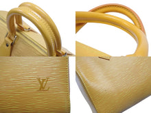 Load image into Gallery viewer, LOUIS VUITTON ルイヴィトン スピーディ25 ハンドバッグ ボストンバッグ M43019 エピレザー イエロー ゴールド金具 美品 中古 4b007207