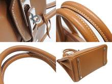 画像をギャラリービューアに読み込む, 極美品 HERMES エルメス バーキン30 ハンドバッグ ヴォーエプソン ゴールド シルバー金具 ☐M刻印 中古 4b007208