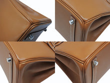 画像をギャラリービューアに読み込む, 極美品 HERMES エルメス バーキン30 ハンドバッグ ヴォーエプソン ゴールド シルバー金具 ☐M刻印 中古 4b007208