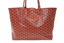画像をギャラリービューアに読み込む, 新品同様 GOYARD ゴヤール サンルイPM トートバッグ レッド PVC レザー STLOUIPMLTY02CL02P 中古 4b007210