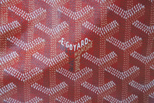 画像をギャラリービューアに読み込む, 新品同様 GOYARD ゴヤール サンルイPM トートバッグ レッド PVC レザー STLOUIPMLTY02CL02P 中古 4b007210