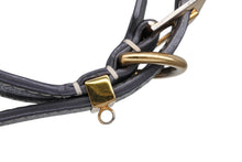 画像をギャラリービューアに読み込む, GOYARD ゴヤール フランクリン ペット用首輪 ARR020133 ゴヤールディンキャンバス クラムシーカウハイド パラジウム グレー サイズ32 美品 中古 4b007213