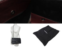 画像をギャラリービューアに読み込む, 極美品 CHANEL シャネル マトラッセ25 Wフラップ Wチェーンショルダーバッグ ココマーク 7番台 ラムスキン ブラック シルバー金具 中古 4b007214