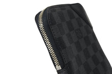 画像をギャラリービューアに読み込む, 極美品 LOUIS VUITTON ルイヴィトン モノグラム エテュイ5 ネクタイケース N41136 ダミエグラフィット ブラック シルバー金具 中古 4b007215