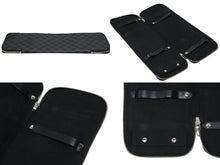 画像をギャラリービューアに読み込む, 極美品 LOUIS VUITTON ルイヴィトン モノグラム エテュイ5 ネクタイケース N41136 ダミエグラフィット ブラック シルバー金具 中古 4b007215