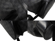 画像をギャラリービューアに読み込む, LOUIS VUITTON ルイヴィトン リュック デイパック クリストファー MM ダミエグラフィット N41379 シルバー金具 美品 中古 4b007217