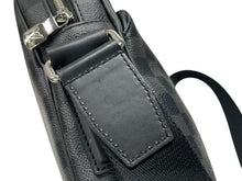 画像をギャラリービューアに読み込む, 極美品 LOUIS VUITTON ルイヴィトン ダミエグラフィット デイトンPM N41408 ショルダーバッグ ブラック シルバー金具 中古 4b007219