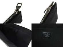 画像をギャラリービューアに読み込む, LOUIS VUITTON ルイヴィトン ポシェット ジュール GM ダミエ グラフィット N64437 ブラック グレー シルバー金具 PVC 美品 中古 4b007220
