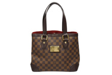 画像をギャラリービューアに読み込む, 極美品 LOUIS VUITTON ルイヴィトン ダミエ ハムステッドPM ハンドバッグ ブラウン N51205 ロゴ ゴールド金具 中古 4b007221